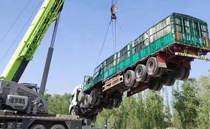 霍州道路脱困救援案例